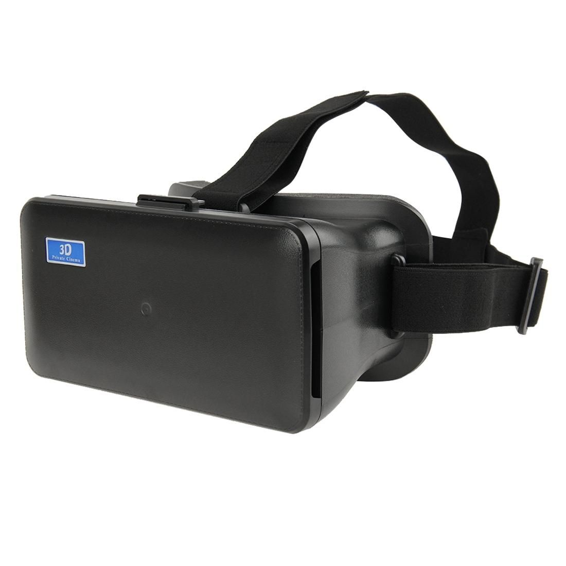 NJ-1688C DIY 3D Cardboard Head Mount Plastic Virtual Reality 3D Video Glasses for iPhone 6 Plus / Galaxy Note 4 / 3 etc. 5.5 inch - 6.3 inch Android iOS Smartphone