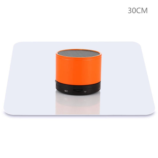 PULUZ 30cm Photography Acrylic Reflective Display Table Background Board (White)