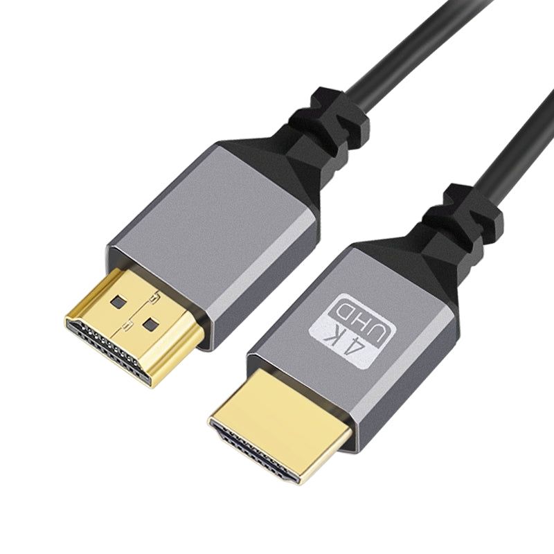 0.5-2.4m 4K / 60Hz HDMI to HDMI Flexible Spring Cord Extension Cable HDMI Male to Male HDTV Video Cord - UNIQKART