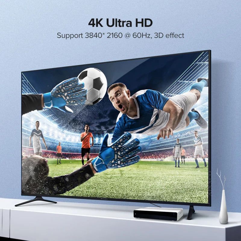 0.5-2.4m 4K / 60Hz HDMI to HDMI Flexible Spring Cord Extension Cable HDMI Male to Male HDTV Video Cord - UNIQKART