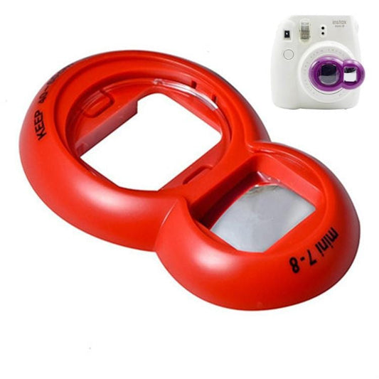 2PCS Selfie Mirror for Polaroid Mini7s / Mini8 (Red)