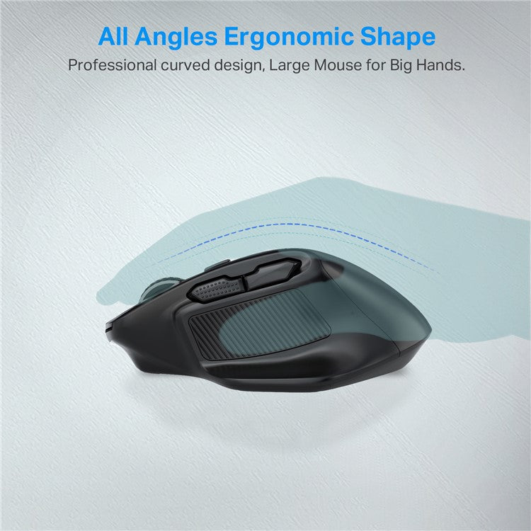 E-YOOSO X31 2.4G Wireless Ergonomic 6-Key Laptop Computer Mouse for Home and Office