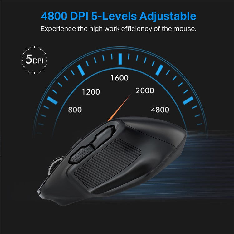 E-YOOSO X31 2.4G Wireless Ergonomic 6-Key Laptop Computer Mouse for Home and Office
