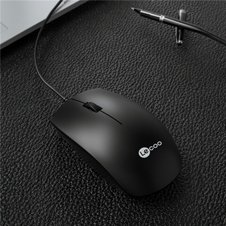 LENOVO LECOO MS100 USB Wired Mouse Ergonomics Desktop Computer Laptop Mice