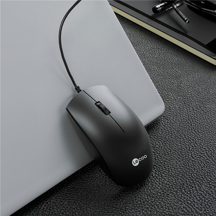 LENOVO LECOO MS100 USB Wired Mouse Ergonomics Desktop Computer Laptop Mice