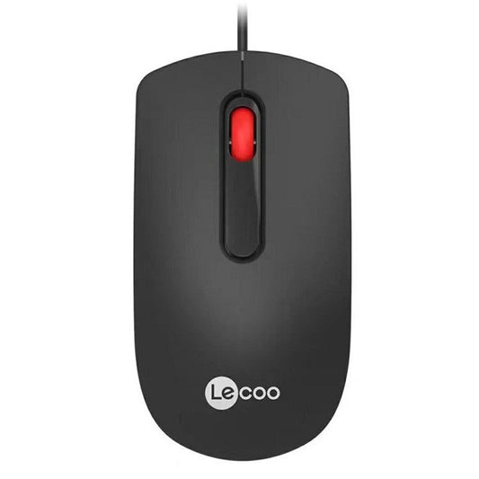 LENOVO LECOO MS102pro USB Wired Mouse Red Roller Desktop Computer Laptop Mice
