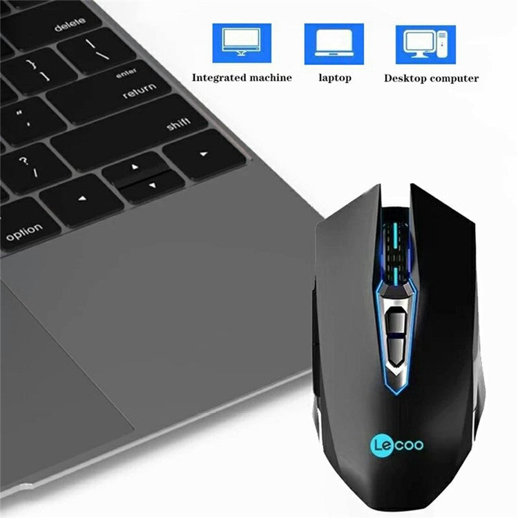 LENOVO LECOO MS107 Colorful Light USB Wired Gaming Mouse Computer Laptop Mice