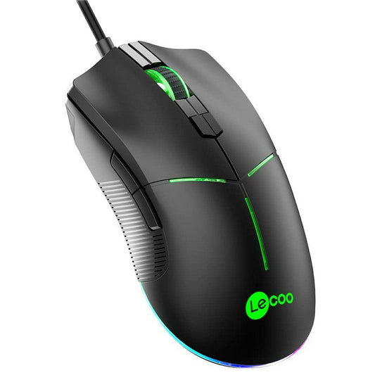 LENOVO LECOO MS109 RGB Light USB Wired Mouse Desktop Computer Laptop Gaming Mice