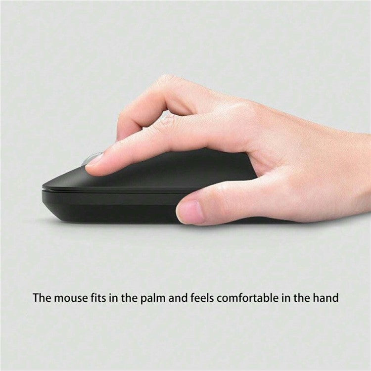 LENOVO LECOO WS214 2.4G Wireless Mouse Battery Powered Home Office Computer Laptop Mice - Black