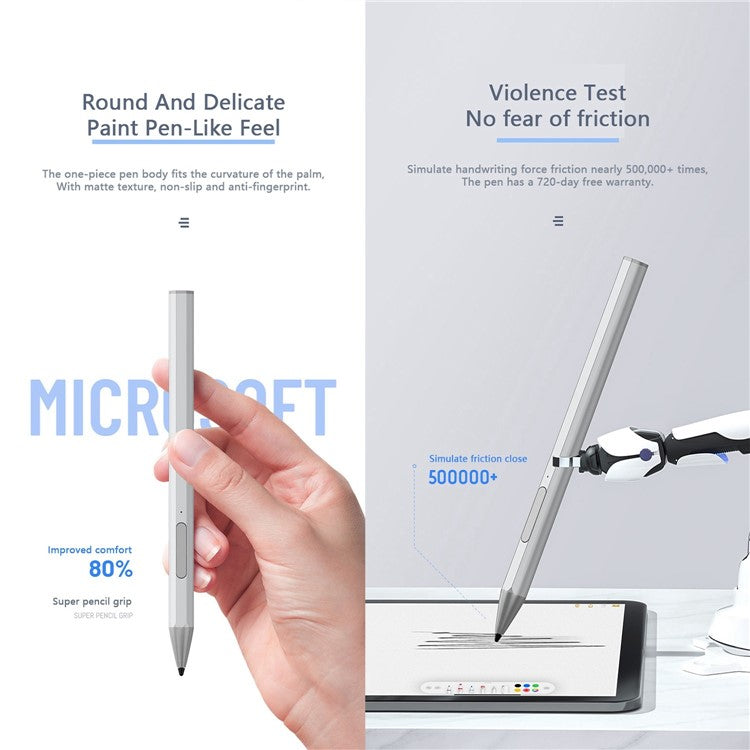 WR18 Micro USB Charging Port Laptop Stylus Pen Tilt Sensitivity 4096 Pressure Level Palm Rejection Capacitive Pen