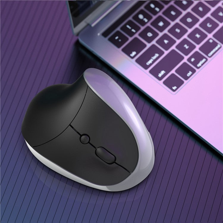 X10 Battery Powered Ergonomic Vertical Mouse 2.4G Wireless Right / Left Computer Mice 6D Optical Gaming Mouse - Grey