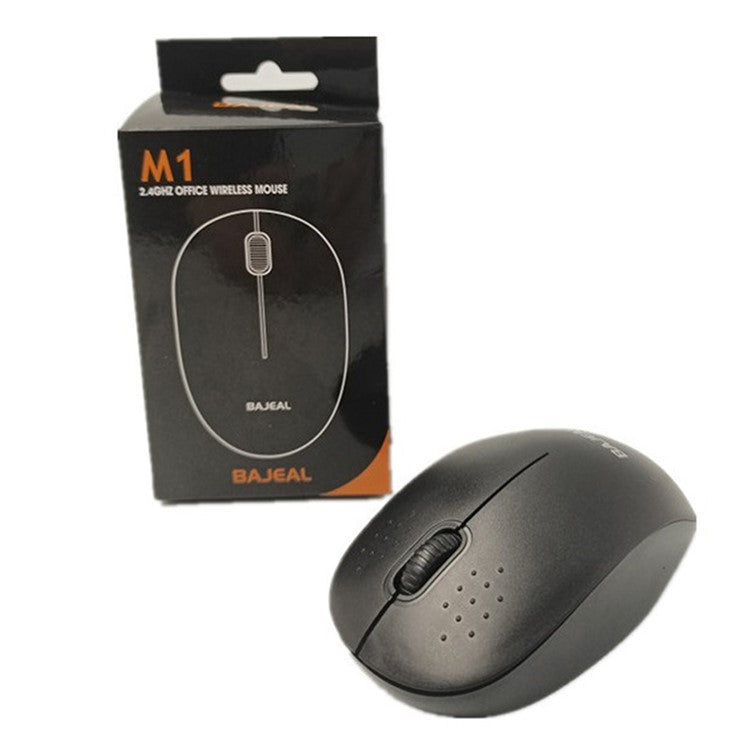 BAJEAL M1 2.4G Wireless Mouse 3-Key Ergonomics 1000DPI Mute Home Office Mice