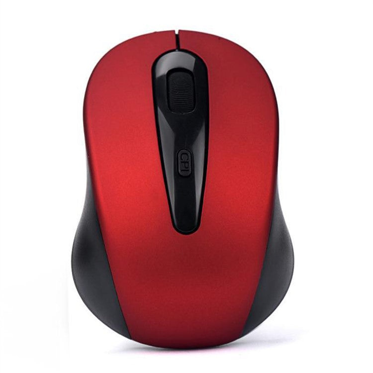 2.4G Wireless Mouse Mute Home Office Computer Laptop Mice with 3 Adjustable DPI - Red