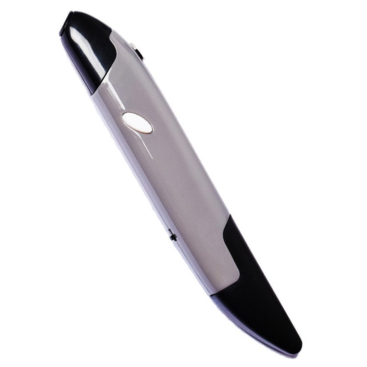 2.4G Wireless Mouse Creative Vertical Pen Mouse 1600 DPI Optical Ergonomic Mice for PC Laptop Notebook (No Battery) - Grey