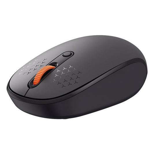 BASEUS FO1B Tri-Mode Wireless Mouse 800 / 1000 / 1600 DPI 2.4G / Bluetooth Mouse with Silent Button - Grey