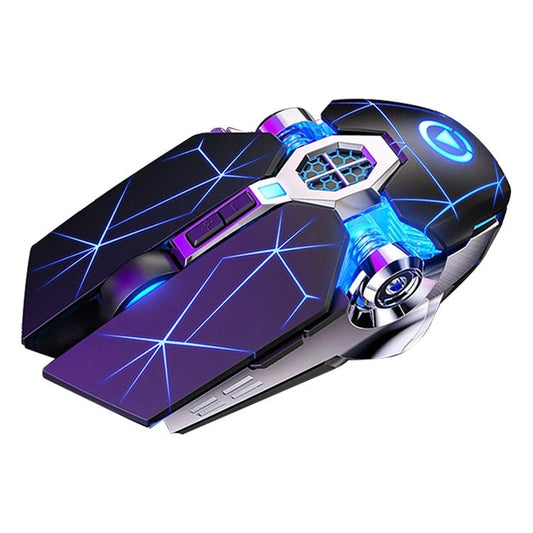 YINDIAO G3os 1.5m USB Wired Mouse 3200 DPI 7 Keys E-sports Mechanical Mouse - Matte Black / with Sound