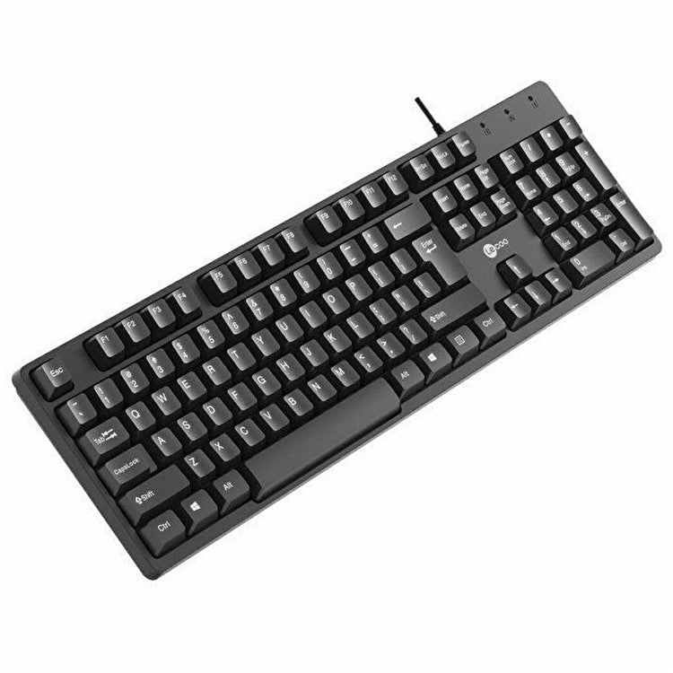 LENOVO LECOO KB101 USB Wired Keyboard Home Office 104-Key Computer Laptop Keyboard