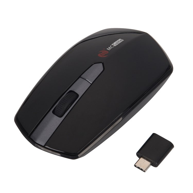 MCSAITE MC-369AG Wireless Type-C Mouse 800 / 1200 / 1600DPI Mini Gaming Mice Office Home Business Style Mouse with USB-C Interface