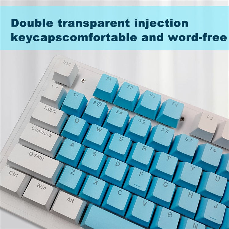 BIOJEE B104 Mechanical Keyboard 104 Keys Gaming Keyboard Brown Switch Wired Keyboard with Colorful Backlit for E-Sports