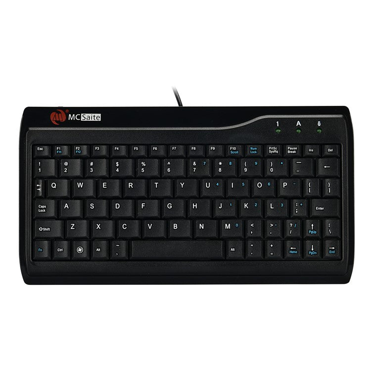 MCSAITE 8017 Slim Design Laptop Computer USB Wired Keyboard for Home and Office