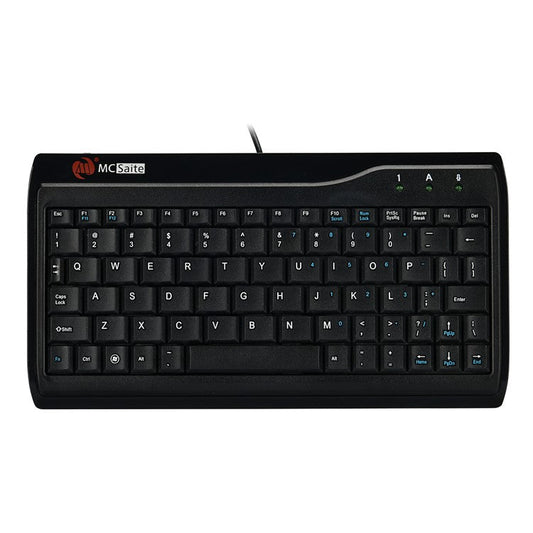 MCSAITE 8017 Slim Design Laptop Computer USB Wired Keyboard for Home and Office