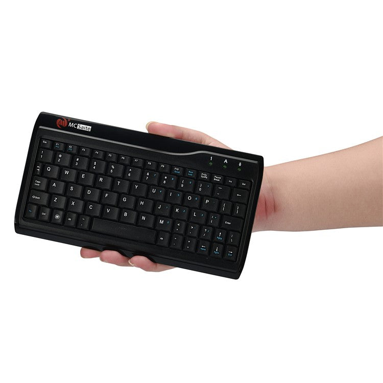 MCSAITE 8017 Slim Design Laptop Computer USB Wired Keyboard for Home and Office