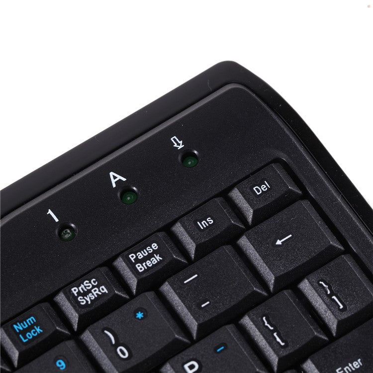 MCSAITE 8017 Slim Design Laptop Computer USB Wired Keyboard for Home and Office