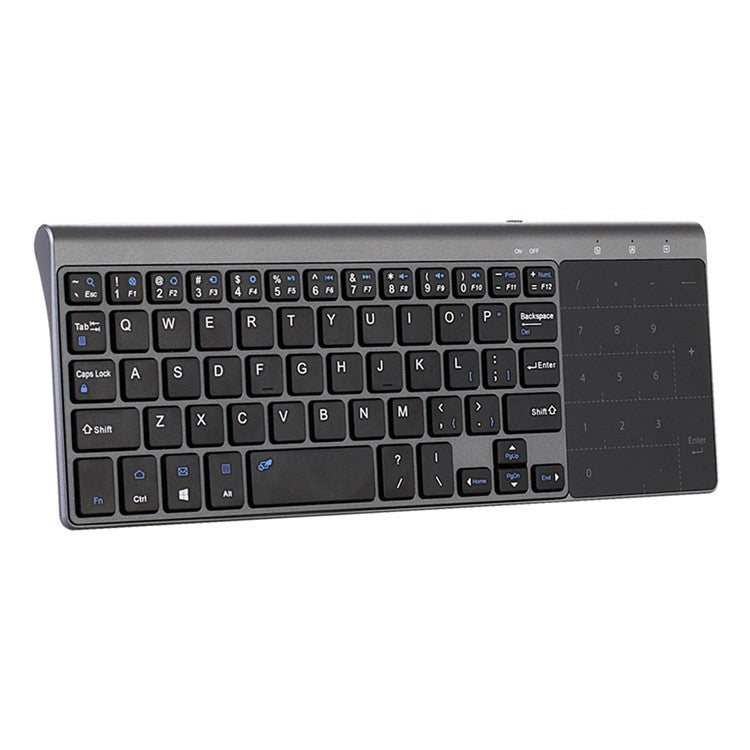 MC-41AG 59-Key Ultra Thin 2.4G Wireless Keyboard with Touchpad for PC / Laptop / Smart TV