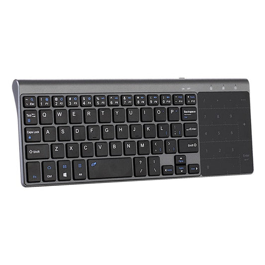 MC-41AG 59-Key Ultra Thin 2.4G Wireless Keyboard with Touchpad for PC / Laptop / Smart TV