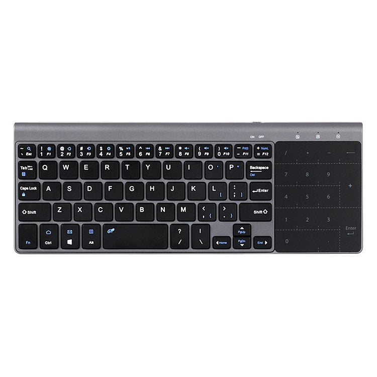 MC-41AG 59-Key Ultra Thin 2.4G Wireless Keyboard with Touchpad for PC / Laptop / Smart TV