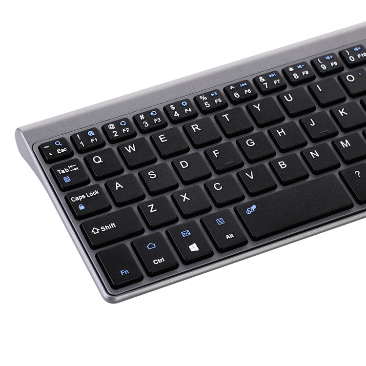 MC-41AG 59-Key Ultra Thin 2.4G Wireless Keyboard with Touchpad for PC / Laptop / Smart TV