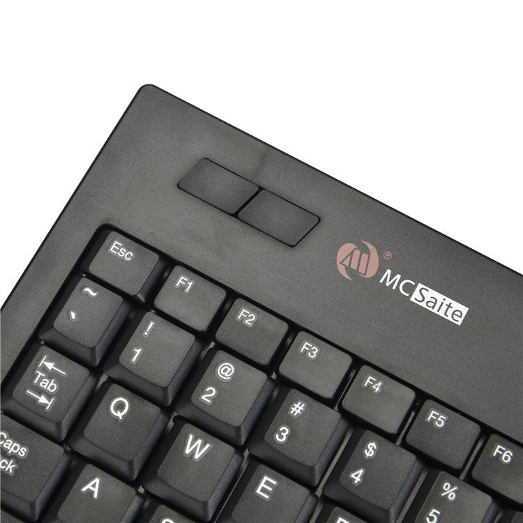 MCSAITE MC-9712 Ultra-Slim Keyboard Silent Typing USB Wired Mechanical Computer Keyboard