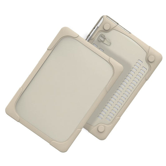 Heat Dissipation Design Two-Piece Plastic + TPU with Stand Shell for MacBook New Pro 16" A2141 - Khaki