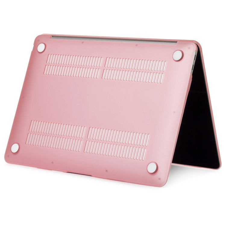 Matte Plastic Front and Back Protective Shell for MacBook Air 13" (2020) - Pink