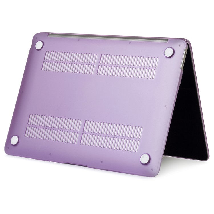 Matte Plastic Front and Back Protective Shell for MacBook Air 13" (2020) - Purple