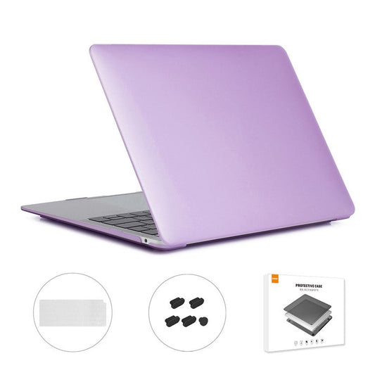 ENKAY HAT PRINCE for MacBook Air 13 inch (2020) A2179 / A2337 (EU Version) 3-In-1 Hard Laptop Case + TPU Keyboard Cover + Dustproof Plug - Purple