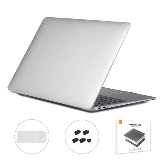 ENKAY for MacBook Air 13 inch (2020) A2179/A2337 (US Version) Hat-Prince 3-In-1 Crystal Laptop Cover Case + Thin and Light Keyboard Film + Dustproof Plug - Transparent