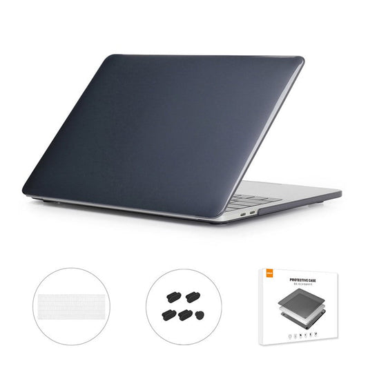 ENKAY PC Cover TPU Keyboard Protector Anti-Dust Plugs 3-in-1 for MacBook Pro 13 inch (2016) with Touch Bar A1706/(2018) A1989/(2019) A2159 (US Version) - Black