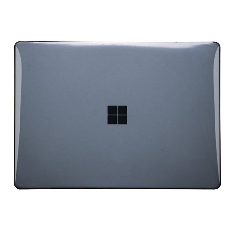 Crystal Case For Microsoft Surface Laptop Go 3  /  2  /  1 12.4 inch (1943  /  2013) PC Ultra Thin Protective Cover - Black
