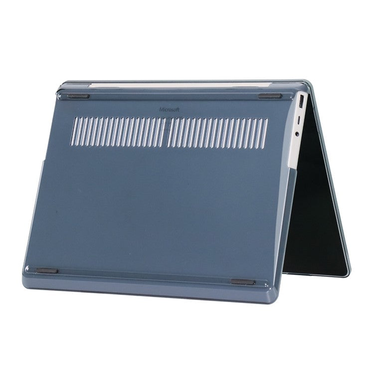 Crystal Case For Microsoft Surface Laptop Go 3  /  2  /  1 12.4 inch (1943  /  2013) PC Ultra Thin Protective Cover - Black
