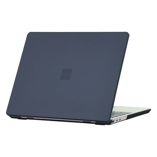 Matte Case For Microsoft Surface Laptop Go 3  /  2  /  1 12.4 inch (1943  /  2013) Hard PC Laptop Cover - Black