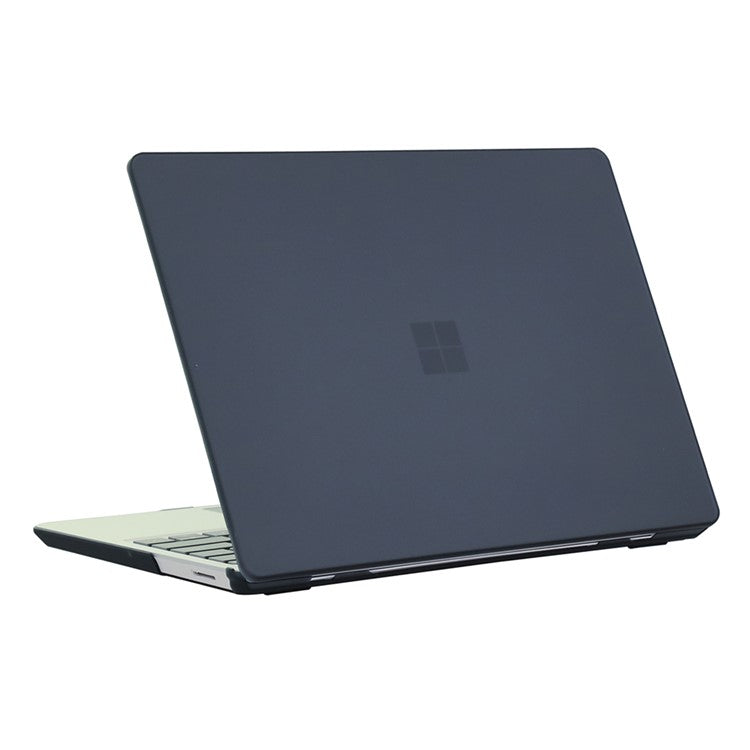 Matte Case For Microsoft Surface Laptop Go 3  /  2  /  1 12.4 inch (1943  /  2013) Hard PC Laptop Cover - Black