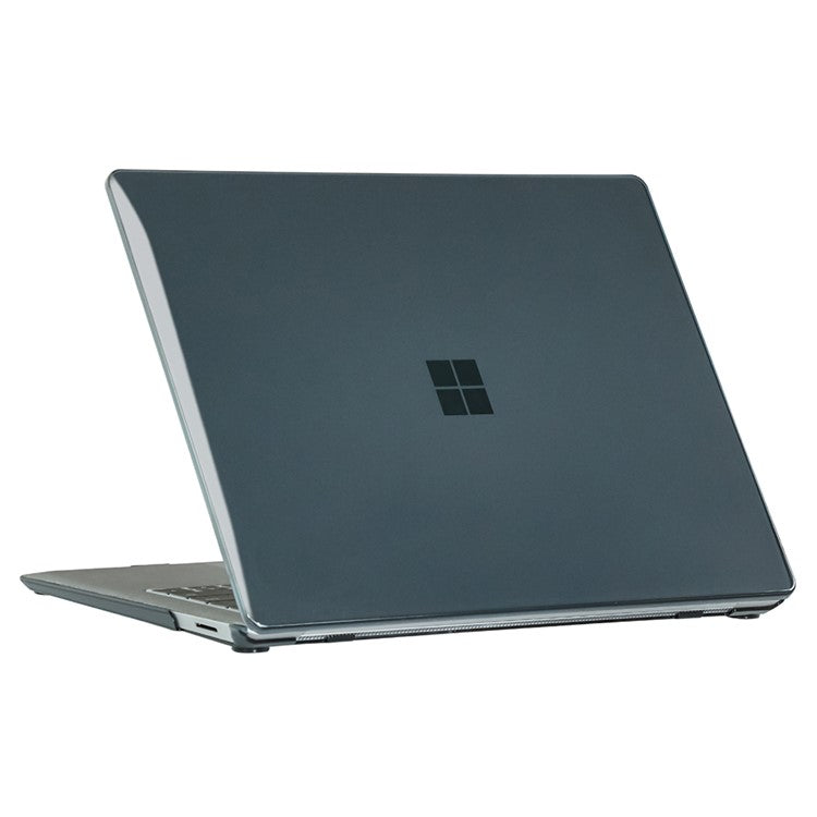 Crystal Case For Microsoft Surface Laptop 5  /  4  /  3  /  2 13.5 (1769  /  1867  /  1958  /  1950) PC Ultra Thin Protective Cover - Black