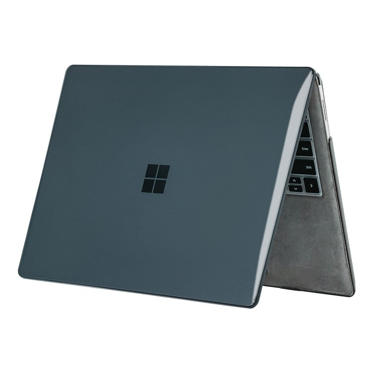 Crystal Case For Microsoft Surface Laptop 5  /  4  /  3  /  2 13.5 (1769  /  1867  /  1958  /  1950) PC Ultra Thin Protective Cover - Black