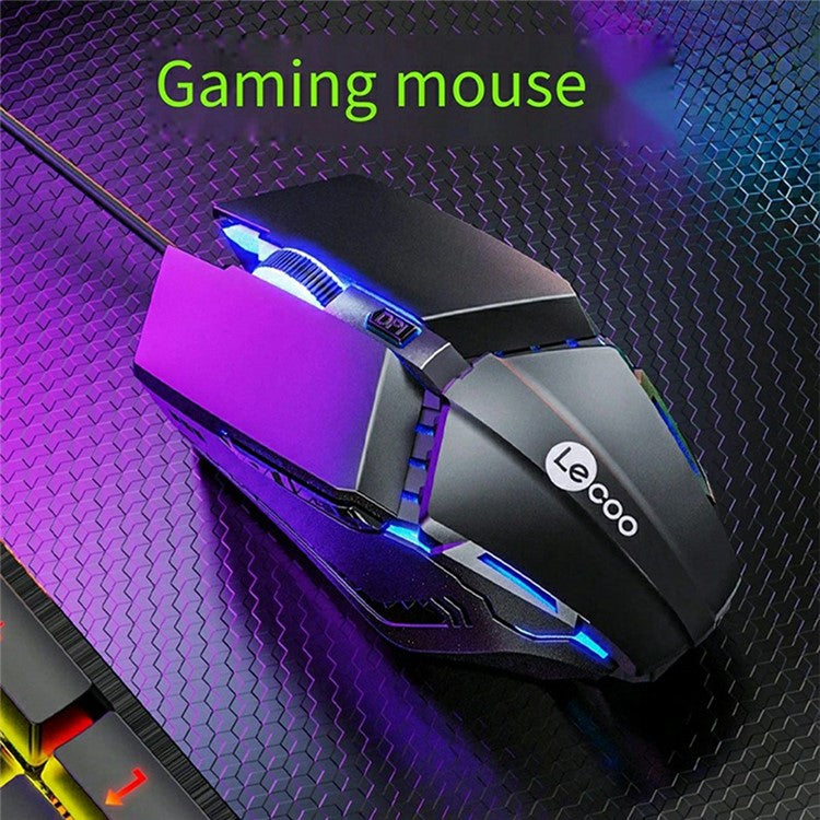 LENOVO LECOO GC300 USB Wired Color Light Gaming Mechanical Keyboard Mouse Set
