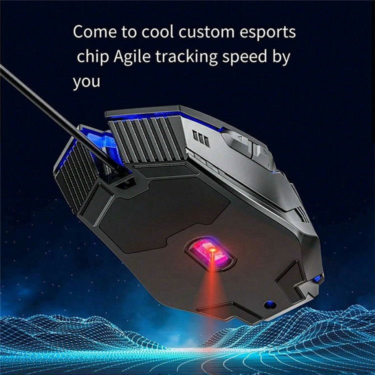 LENOVO LECOO GC300 USB Wired Color Light Gaming Mechanical Keyboard Mouse Set