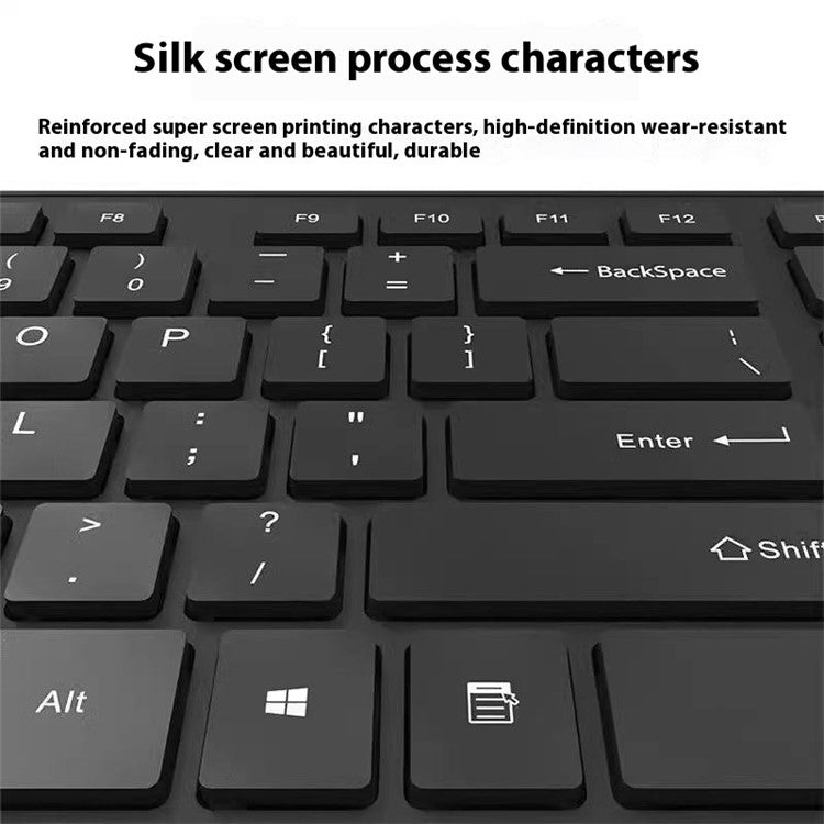 LENOVO LECOO KW200 2.4G Wireless Keyboard and Mouse Combo 104 Keys Office Keyboard