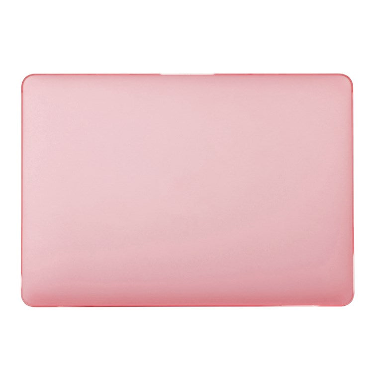 For MacBook Pro 14 inch (2024) M4 A3112 A3185 A3401 (2023) (2021) (A2442) Anti-Fingerprint Matte PC Front and Back Protective Shell - Pink