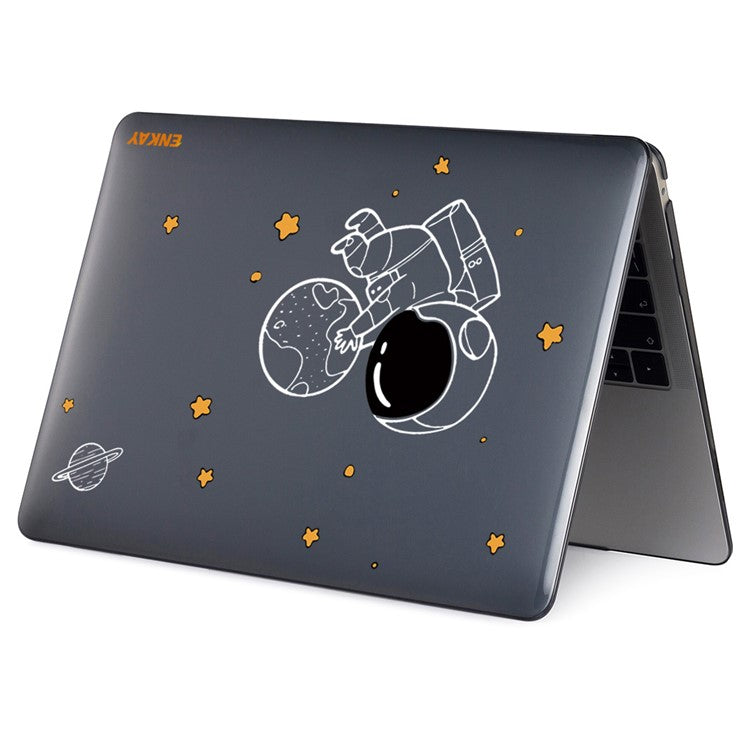 ENKAY HAT PRINCE for MacBook Pro 16 inch (2024) (2023) (2021) A2485 Pattern Design PC Laptop Case Notebook Cover  - Astronaut No.5