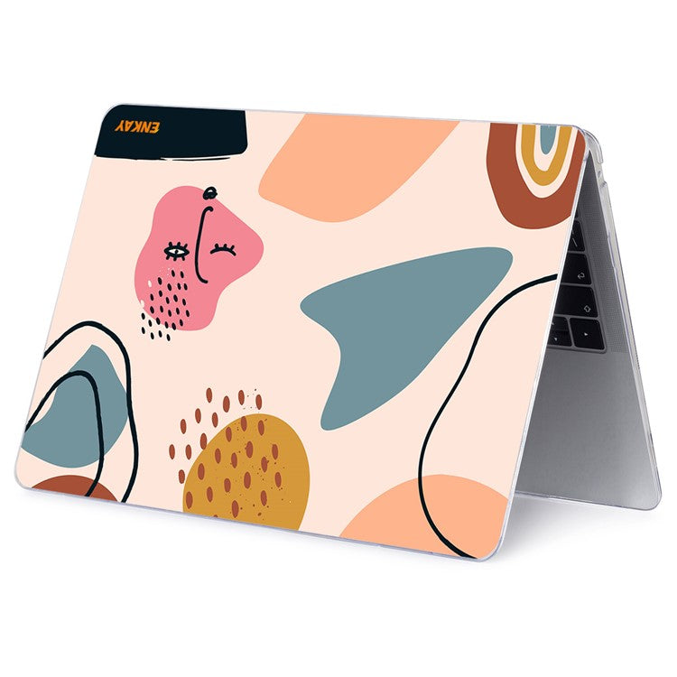 ENKAY HAT PRINCE for MacBook Pro 16 inch (2024) (2023) (2021) A2485 Geometry Series PC Laptop Case Pattern Notebook Cover - Geometry No.7